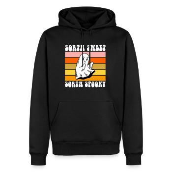 Sorta Sweet Sorta Spooky Geist Halloween - Männer Premium Bio Hoodie - Schwarz - Vorne - Nico (187cm)