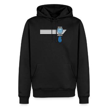 Greece Hellas Greece Greek Football - Men’s Premium Organic Hoodie - black - Front - Nico (187cm)