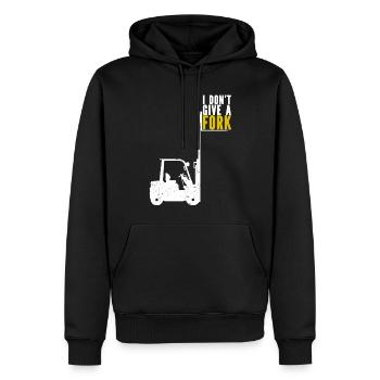 Gabelstapler Lagerist Logistiker Staplerfahrer - Männer Premium Bio Hoodie - Schwarz - Vorne - Nico (187cm)