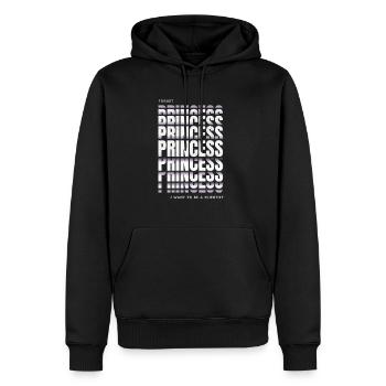 Forget Princess I Want To Be A Scientist Girl - Männer Premium Bio Hoodie - Schwarz - Vorne - Nico (187cm)