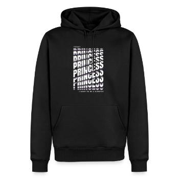 Forget Princess I Want To Be A Scientist Girl - Männer Premium Bio Hoodie - Schwarz - Vorne - Nico (187cm)