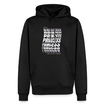 Forget Princess I Want To Be A Scientist Girl - Männer Premium Bio Hoodie - Schwarz - Vorne - Nico (187cm)