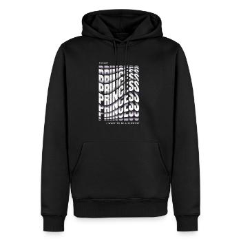 Forget Princess I Want To Be A Scientist Girl - Männer Premium Bio Hoodie - Schwarz - Vorne - Nico (187cm)