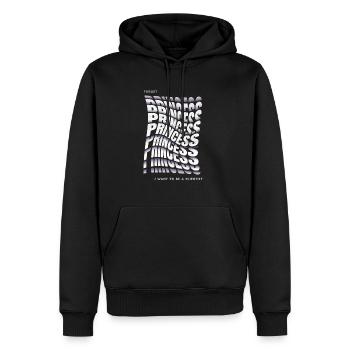 Forget Princess I Want To Be A Scientist Girl - Männer Premium Bio Hoodie - Schwarz - Vorne - Nico (187cm)