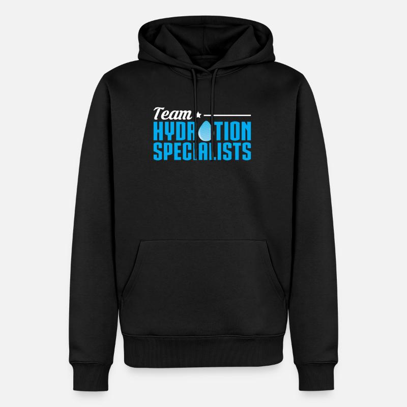 Team Hydration Specialists - Männer Premium Bio Hoodie - Schwarz