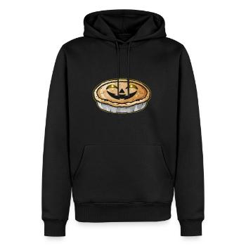 Pie With Jack O Lantern Face Costume Halloween - Männer Premium Bio Hoodie - Schwarz - Vorne - Nico (187cm)