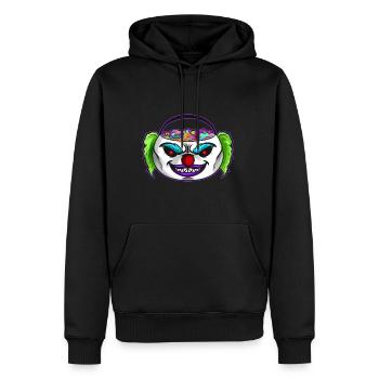 Sweets Bucket Scary Horror Clown Collecting On - Männer Premium Bio Hoodie - Schwarz - Vorne - Nico (187cm)
