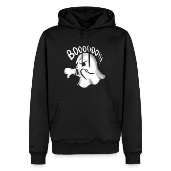 Boo Boooooo Thumps Down Says This Cute Ghost - Männer Premium Bio Hoodie - Schwarz - Vorne - Nico (187cm)