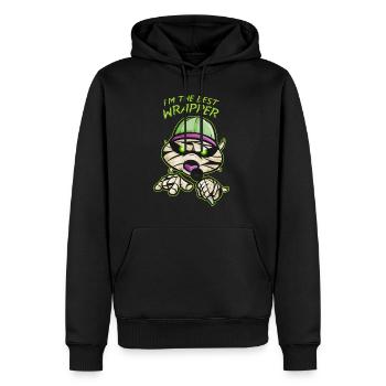 Funny Mummy I Am The Best Wrapper Rapper Halloween - Männer Premium Bio Hoodie - Schwarz - Vorne - Nico (187cm)
