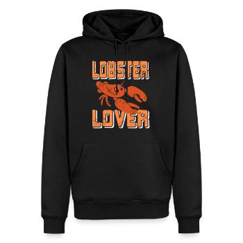 Lobster lover - Männer Premium Bio Hoodie - Schwarz - Vorne - Nico (187cm)