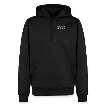 Winety Wine Problems Wine Drinker Winemaker Wine Festival - Men’s Premium Organic Hoodie - black - Front - Nico (187cm)
