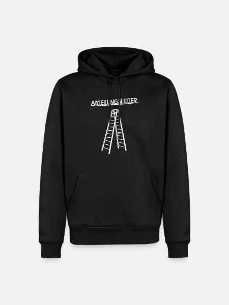 Abteilungsleiter - Männer Premium Bio Hoodie - Schwarz