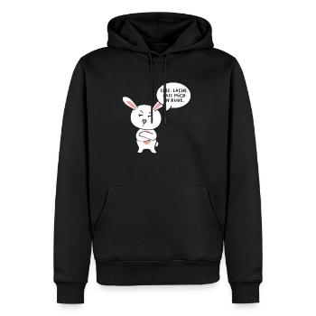 Lebe Lache Lass Mich In Ruhe - Männer Premium Bio Hoodie - Schwarz - Vorne - Nico (187cm)