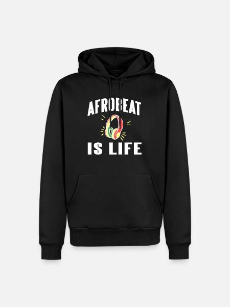 Arobeat is life - Men’s Premium Organic Hoodie - black