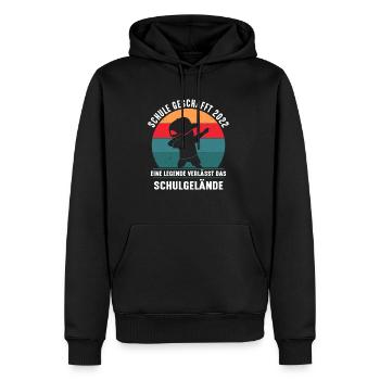 Schule geschafft 2022 Legende Schulabschluss - Männer Premium Bio Hoodie - Schwarz - Vorne - Nico (187cm)