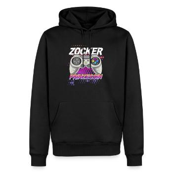 Gamer Girl Gamer Princess Gamer Girl Gaming - Sweat à capuche Premium bio Homme - noir - Devant - Nico (187cm)