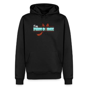 Dog Owner - I Am Pawsome - Dog Lover - Männer Premium Bio Hoodie - Schwarz - Vorne - Nico (187cm)