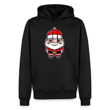 Kawaii Xmas Christmas Tree Ball Globe Santa - Männer Premium Bio Hoodie - Schwarz - Vorne - Nico (187cm)