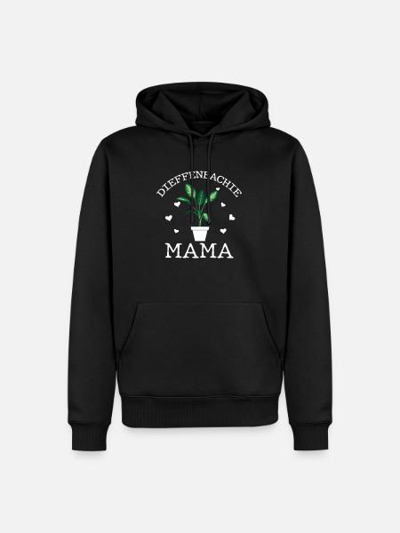 Dieffenbachia Mama - Men’s Premium Organic Hoodie - black