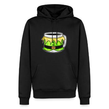 Gobelet d'automne avec robe d'elfes pour Noël - Sweat à capuche Premium bio Homme - noir - Devant - Nico (187cm)