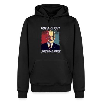 Not A Ghost Just Dead Inside Bidden - Men’s Premium Organic Hoodie - black - Front - Nico (187cm)