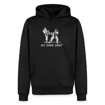 Judomeister Judo Kampfsportler Bis Einer Weint - Männer Premium Bio Hoodie - Schwarz - Vorne - Nico (187cm)