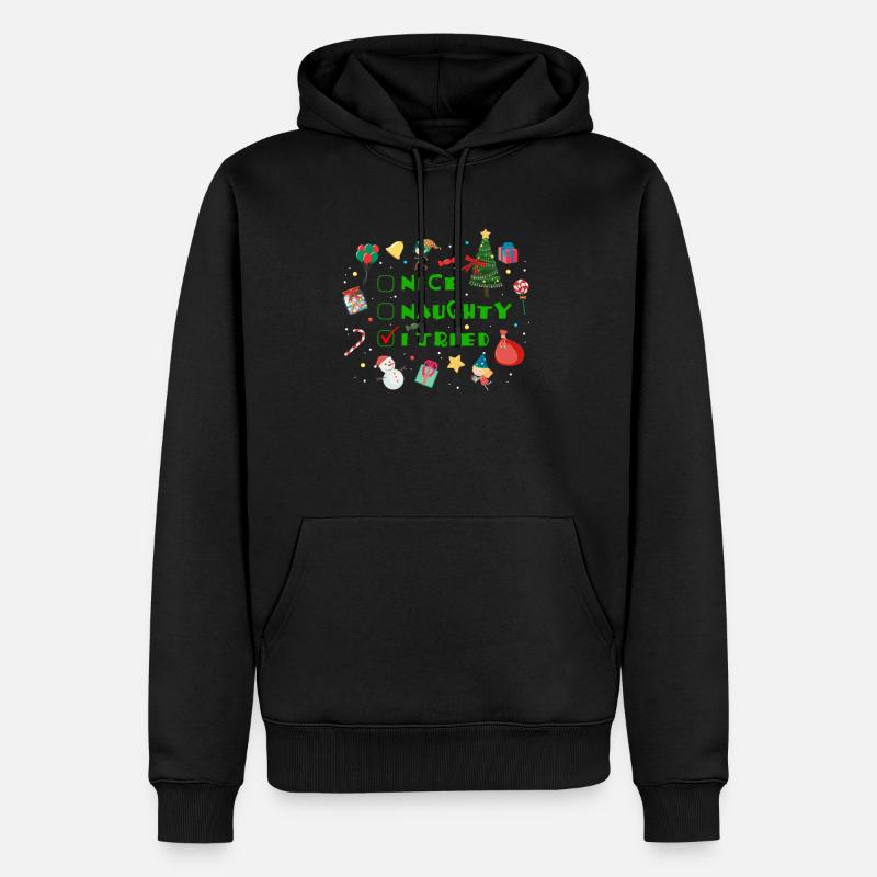 Sympa coquin j’ai essayé - Sweat à capuche Premium bio Homme - noir