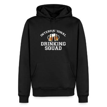 Wochenende mit Freunden in Gruppe Party Trinken - Männer Premium Bio Hoodie - Schwarz - Vorne - Nico (187cm)