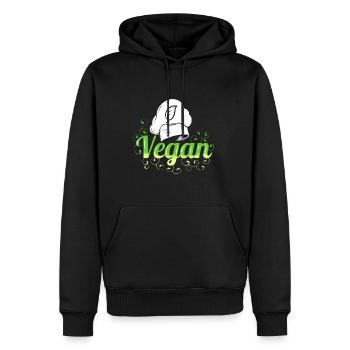 Chef's Hat - Cooking Vegan - Männer Premium Bio Hoodie - Schwarz - Vorne - Nico (187cm)