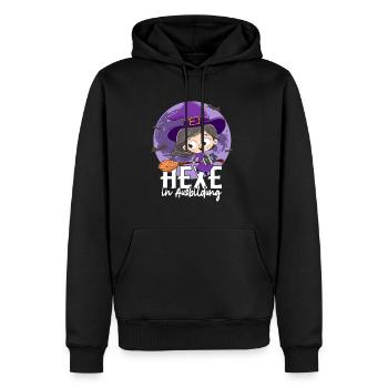 Hexe In Ausbildung - Männer Premium Bio Hoodie - Schwarz - Vorne - Nico (187cm)