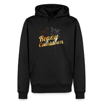 Firework - Ready For Countdown New Year's Eve Or - Männer Premium Bio Hoodie - Schwarz - Vorne - Nico (187cm)