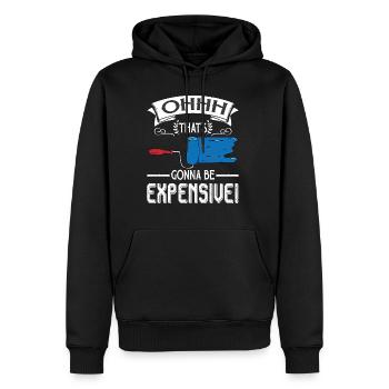 Maler und Lackierer, der Beste und Nervigste Beruf - Männer Premium Bio Hoodie - Schwarz - Vorne - Nico (187cm)