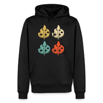 Maler und Lackierer, der Beste und Nervigste Beruf - Männer Premium Bio Hoodie - Schwarz - Vorne - Nico (187cm)