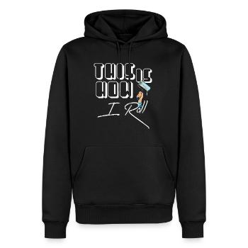 Maler und Lackierer, der Beste und Nervigste Beruf - Männer Premium Bio Hoodie - Schwarz - Vorne - Nico (187cm)