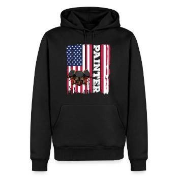 Maler und Lackierer, der Beste und Nervigste Beruf - Männer Premium Bio Hoodie - Schwarz - Vorne - Nico (187cm)