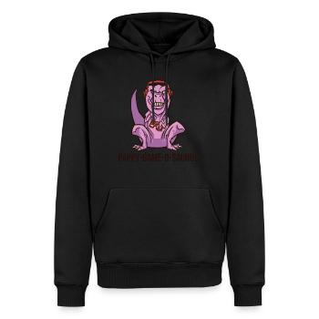 Cadeau de fête des pères pour papa pour la fête des hommes - Sweat à capuche Premium bio Homme - noir - Devant - Nico (187cm)