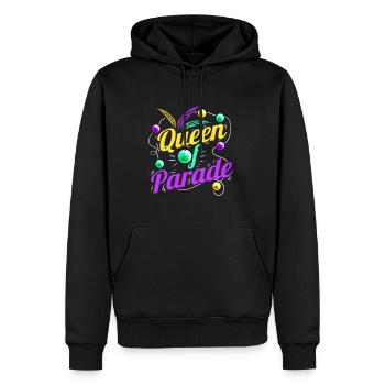 Queen Of Parade Logo For Mardi Gras - Männer Premium Bio Hoodie - Schwarz - Vorne - Nico (187cm)