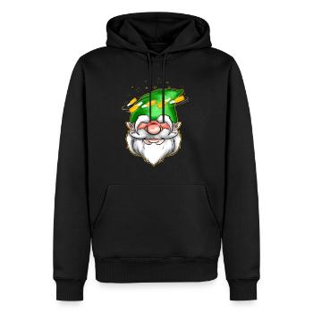 Gnome With Headache From Bottles On St Patricks - Männer Premium Bio Hoodie - Schwarz - Vorne - Nico (187cm)