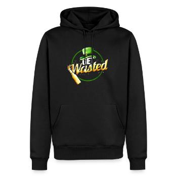 Leprechauns a GetWasted with Beer on St - Sweat à capuche Premium bio Homme - noir - Devant - Nico (187cm)