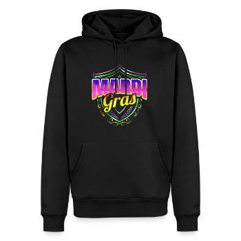 Logo Emblem Coat OF Arms For Mardi Gras - Männer Premium Bio Hoodie - Schwarz - Vorne - Nico (187cm)