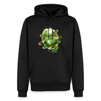 Camouflage Oeuf de Pâques peint pour la chasse aux œufs On - Sweat à capuche Premium bio Homme - noir - Devant - Nico (187cm)