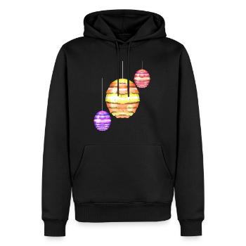 Egg Shaped Lanterns Easter Decoration For Easter - Männer Premium Bio Hoodie - Schwarz - Vorne - Nico (187cm)