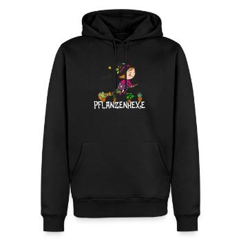 Pflanzenhexe Pflanzen Hexe Zauberei Hexen - Männer Premium Bio Hoodie - Schwarz - Vorne - Nico (187cm)