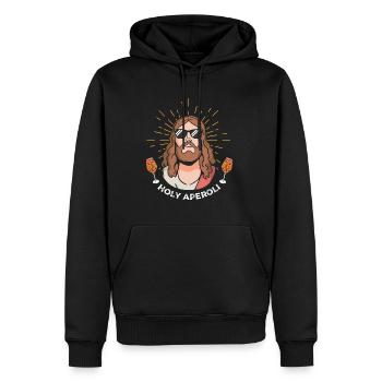 Holy Cocktail Jesus Christ Cocktail Drink - Männer Premium Bio Hoodie - Schwarz - Vorne - Nico (187cm)