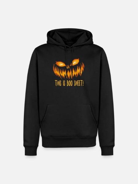 This Is Boo Sheet - Men’s Premium Organic Hoodie - black