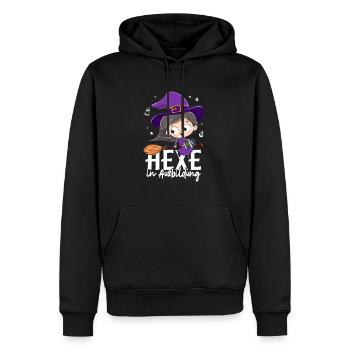 Hexe In Ausbildung - Männer Premium Bio Hoodie - Schwarz - Vorne - Nico (187cm)