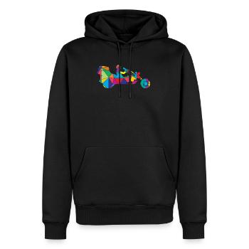 Trike Polygon Motorcycle Triker - Men’s Premium Organic Hoodie - black - Front - Nico (187cm)