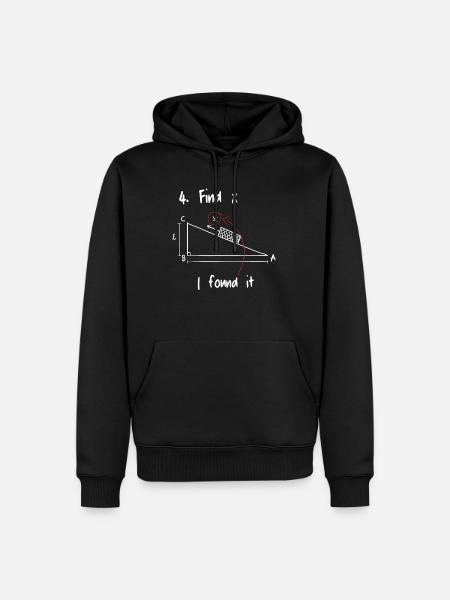 Find X Mathematics Math - Men’s Premium Organic Hoodie - black