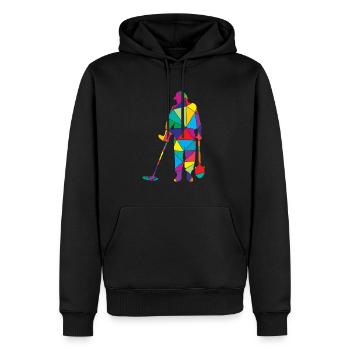 Metalldetektor Polygon Sondler - Männer Premium Bio Hoodie - Schwarz - Vorne - Nico (187cm)