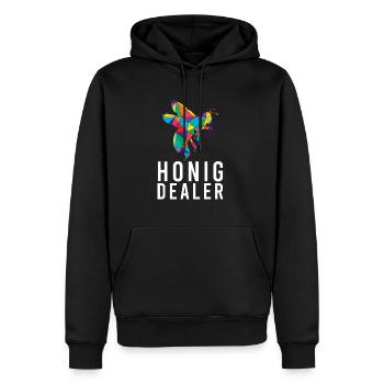 Honig Dealer Biene Honigbiene Imker Bienen - Männer Premium Bio Hoodie - Schwarz - Vorne - Nico (187cm)